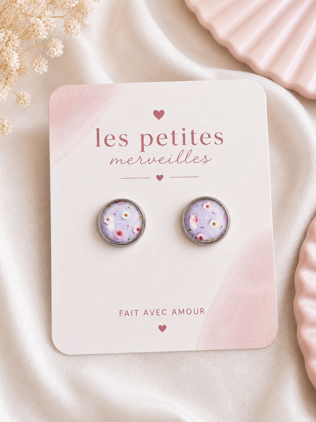 Boucles d’oreilles Douce Floraison 🌸