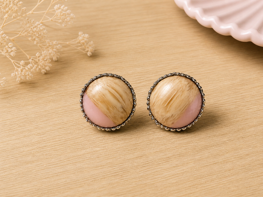 Boucles d’oreilles Douceur Rosée ✨