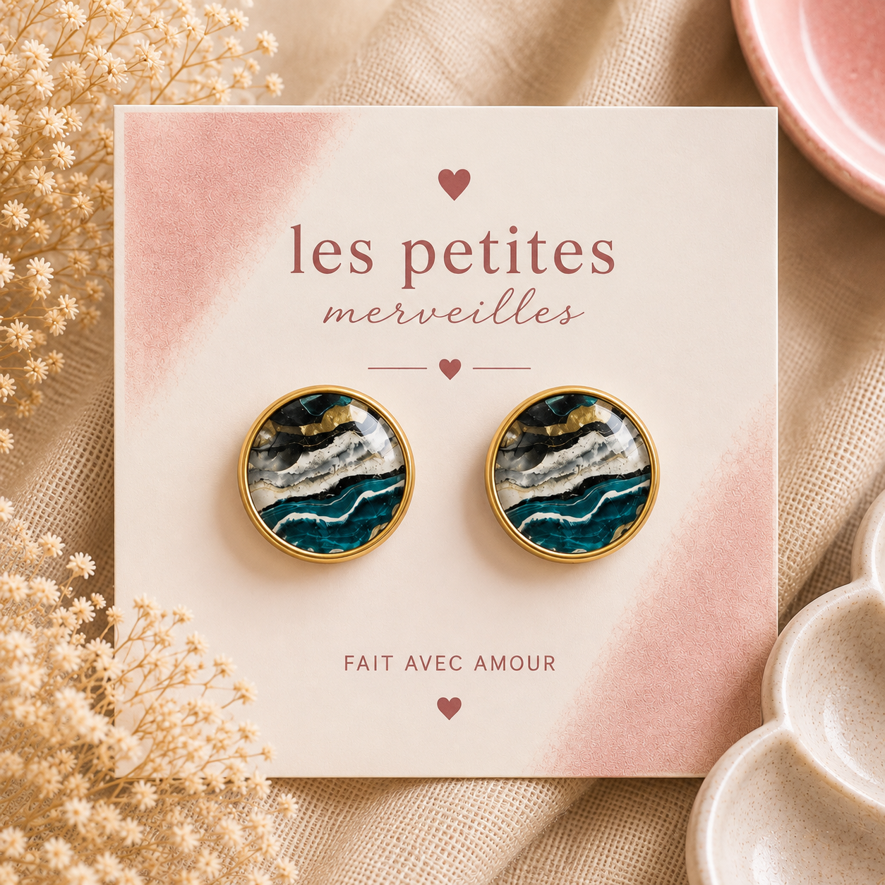 Boucles d’oreilles – Éclat Boréal ✨ PRÉCOMMANDE
