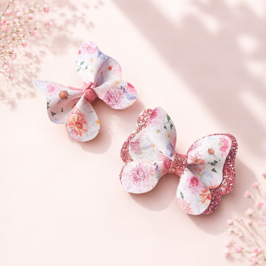 Boucle papillon & paillettes ✨