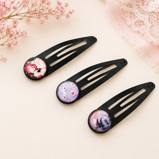 Barrettes Florales Élégance ✨