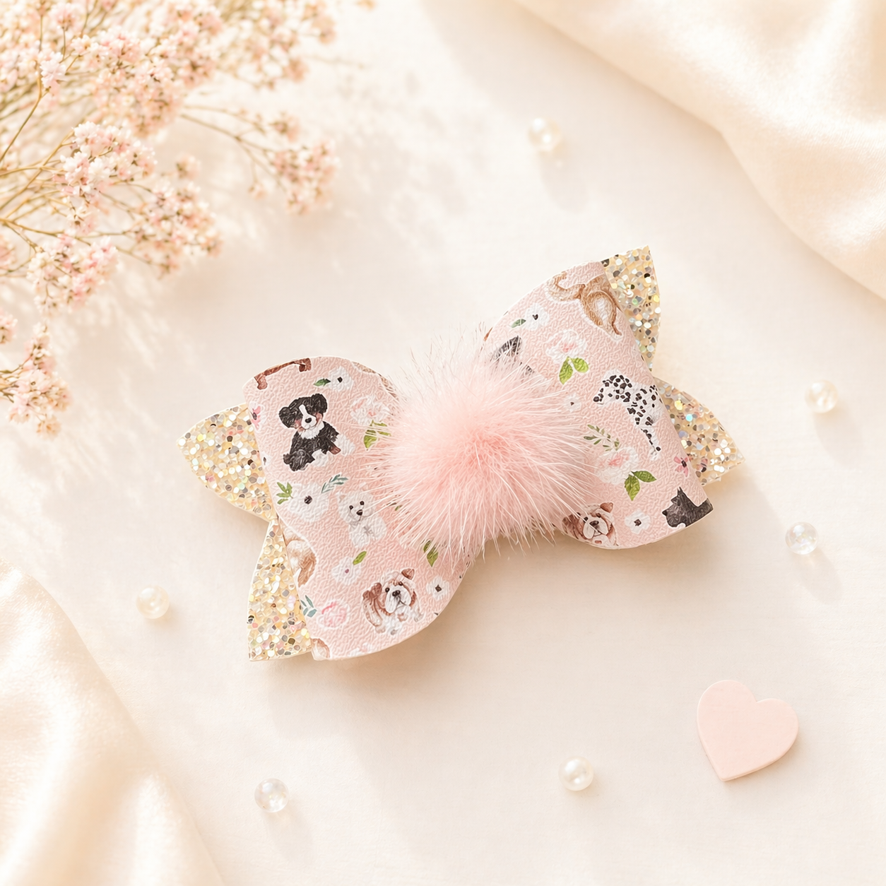Boucle douceur animaux & pompon ✨