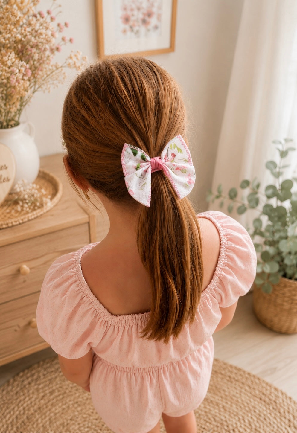 Élastique Boucle Pétales Rosés 🌸