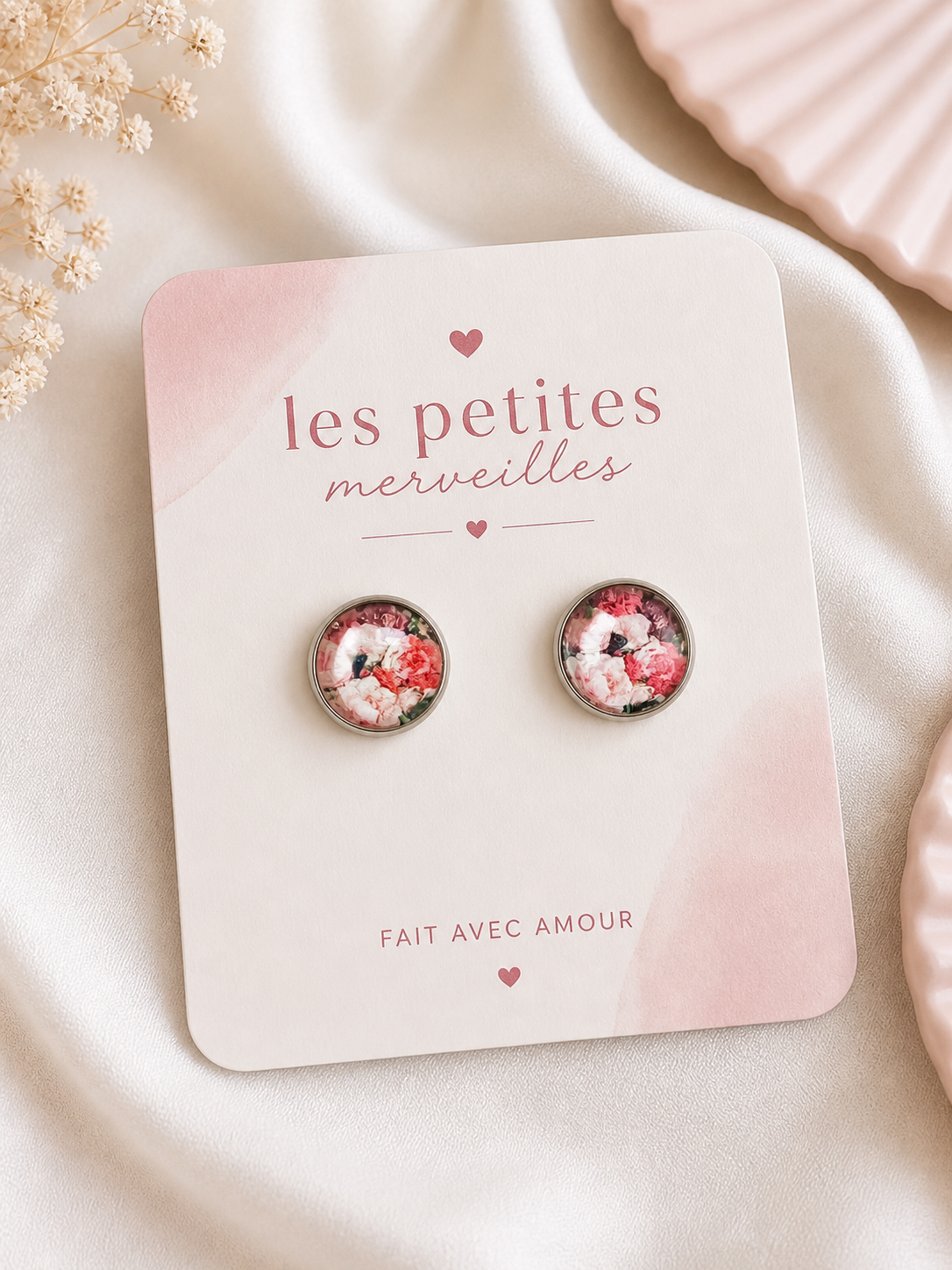 Boucles d’oreilles Jardins Fleuri ❤️