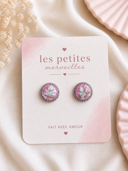 Boucles d’oreilles Féeriques 🩵