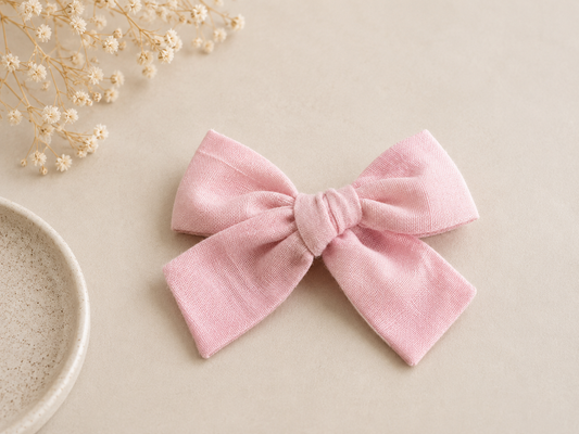 Boucles en lin ✨
