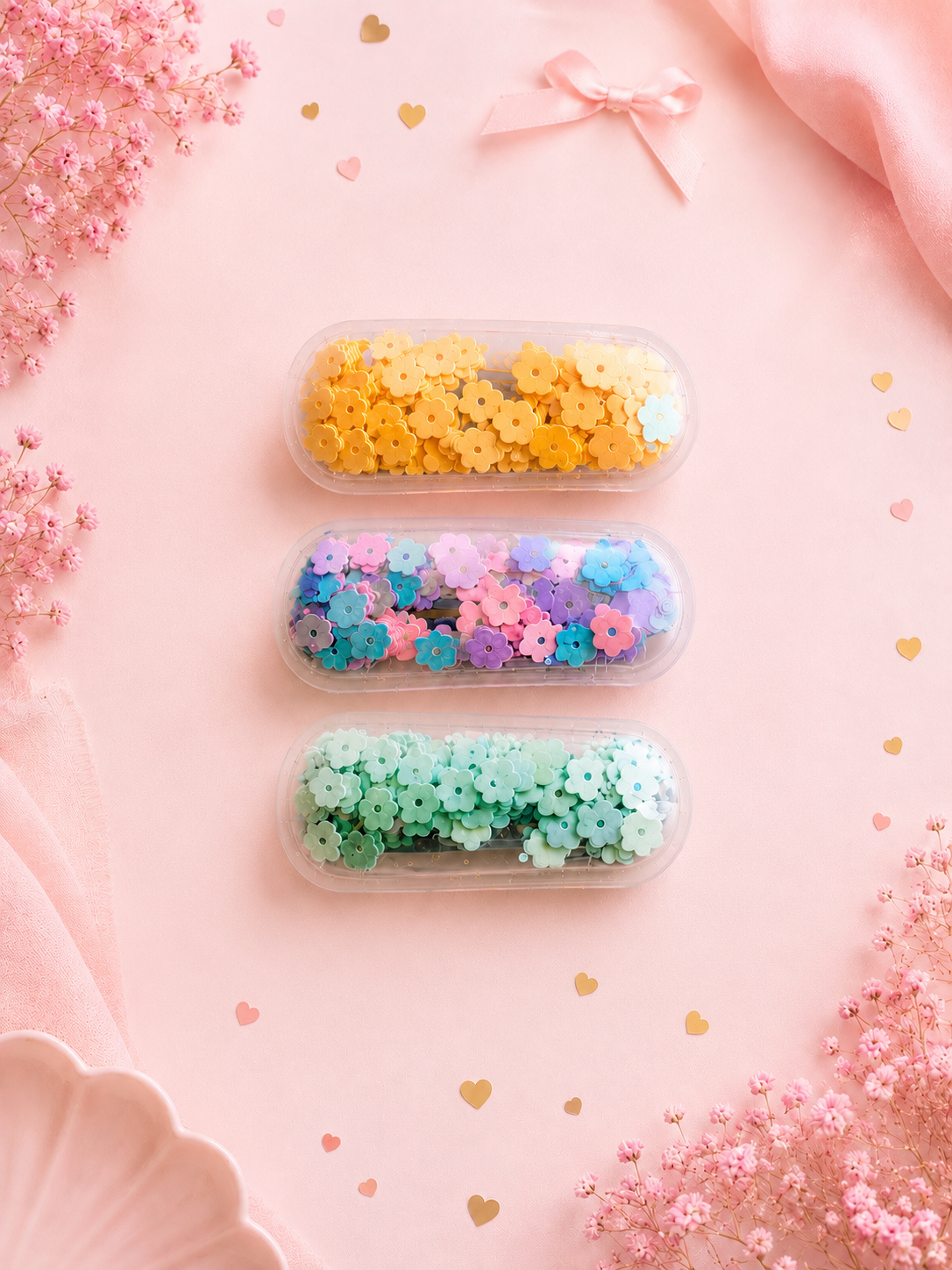 Barettes Shaker Pastel✨