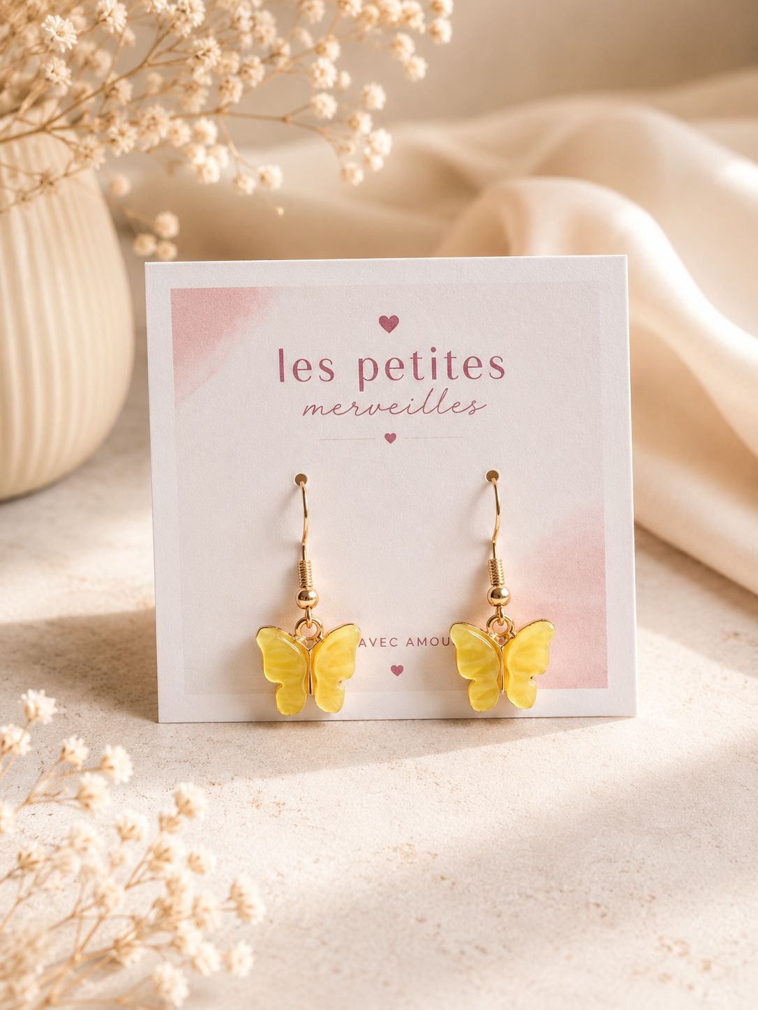 Boucles d’oreilles Papillon 🦋✨