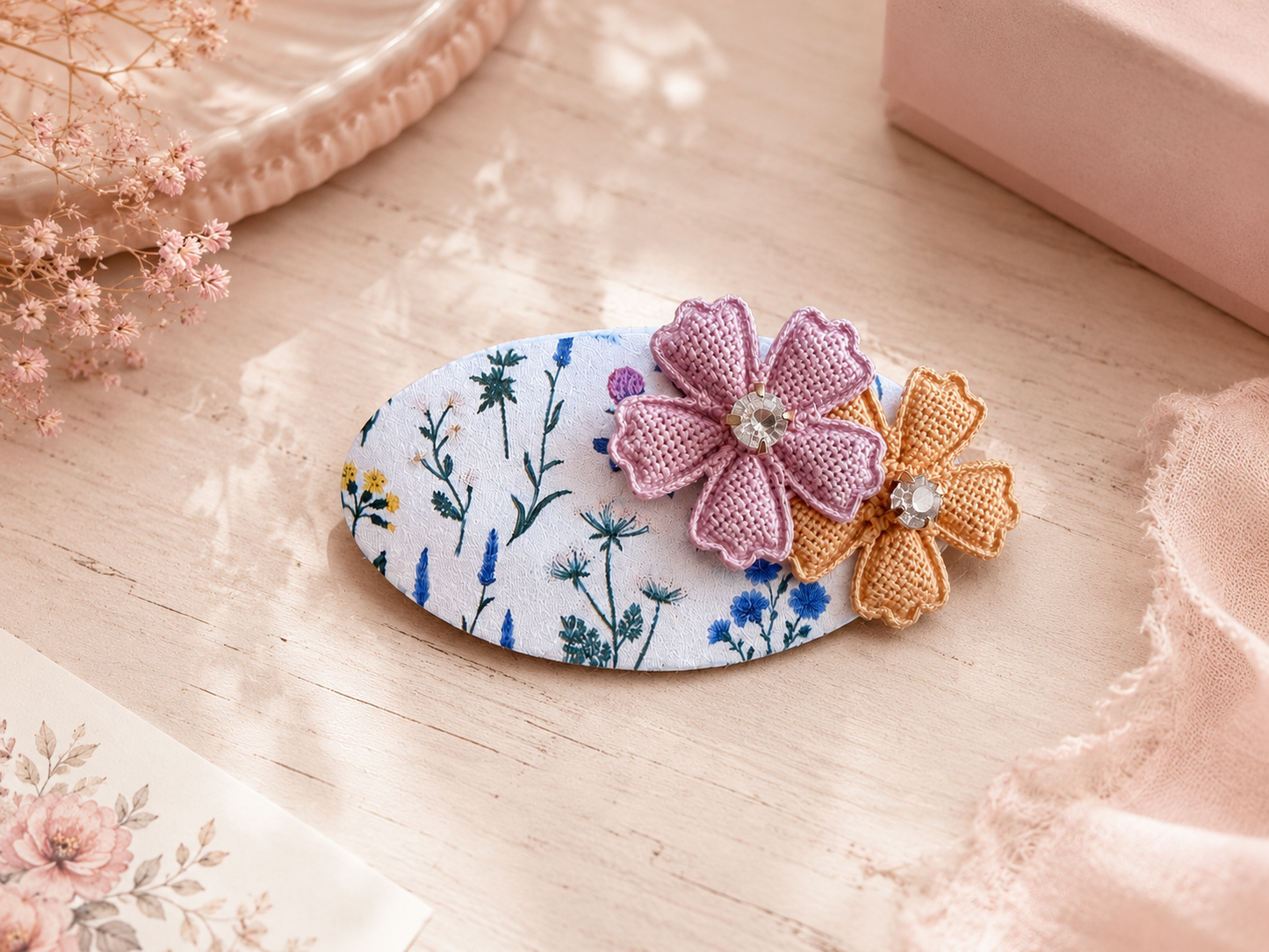 Barrette Fleur Sauvage✨🌿