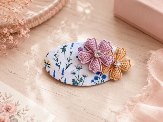 Barrette Fleur Sauvage✨🌿