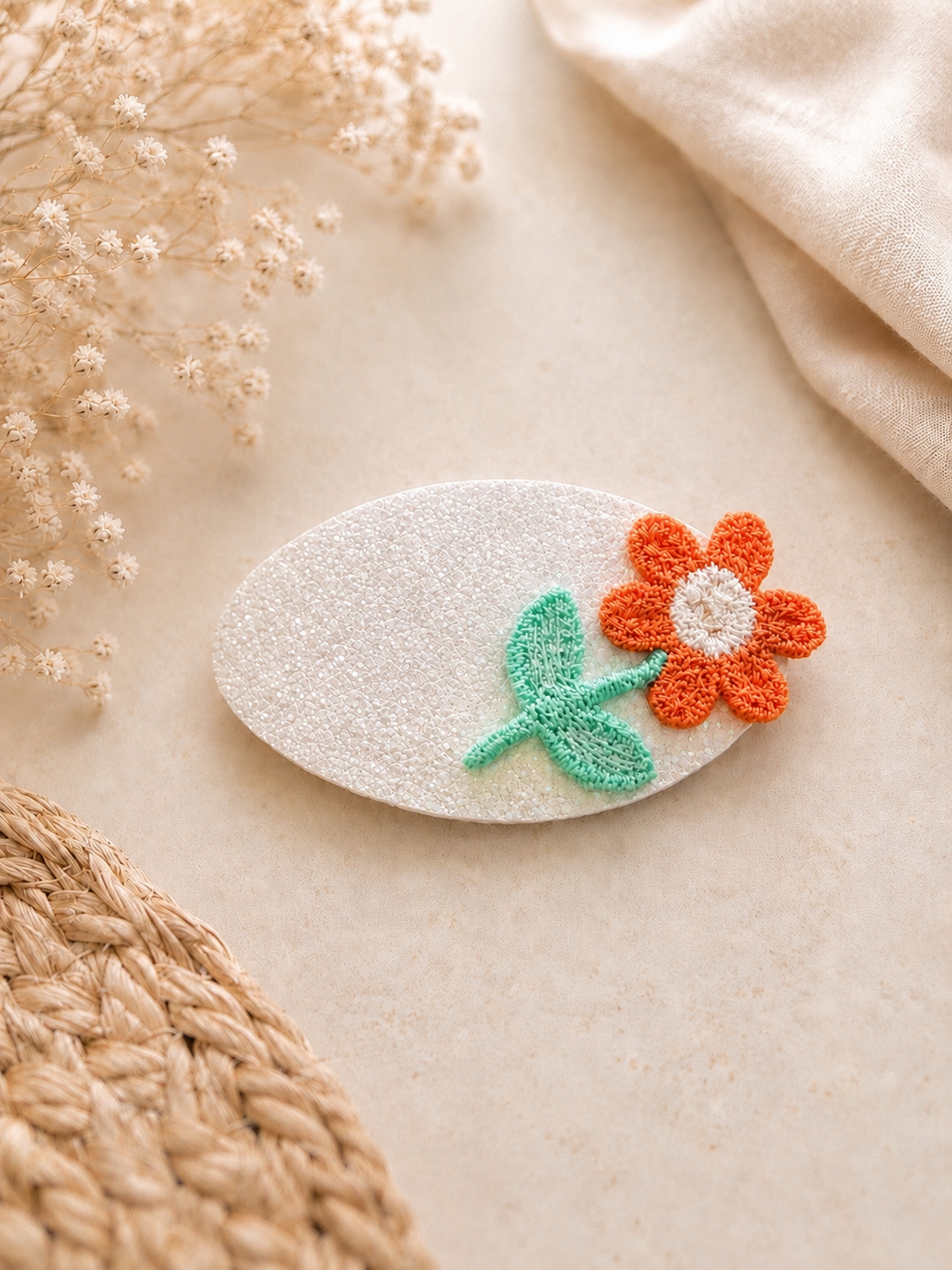Barrette Fleur Printanière ✨