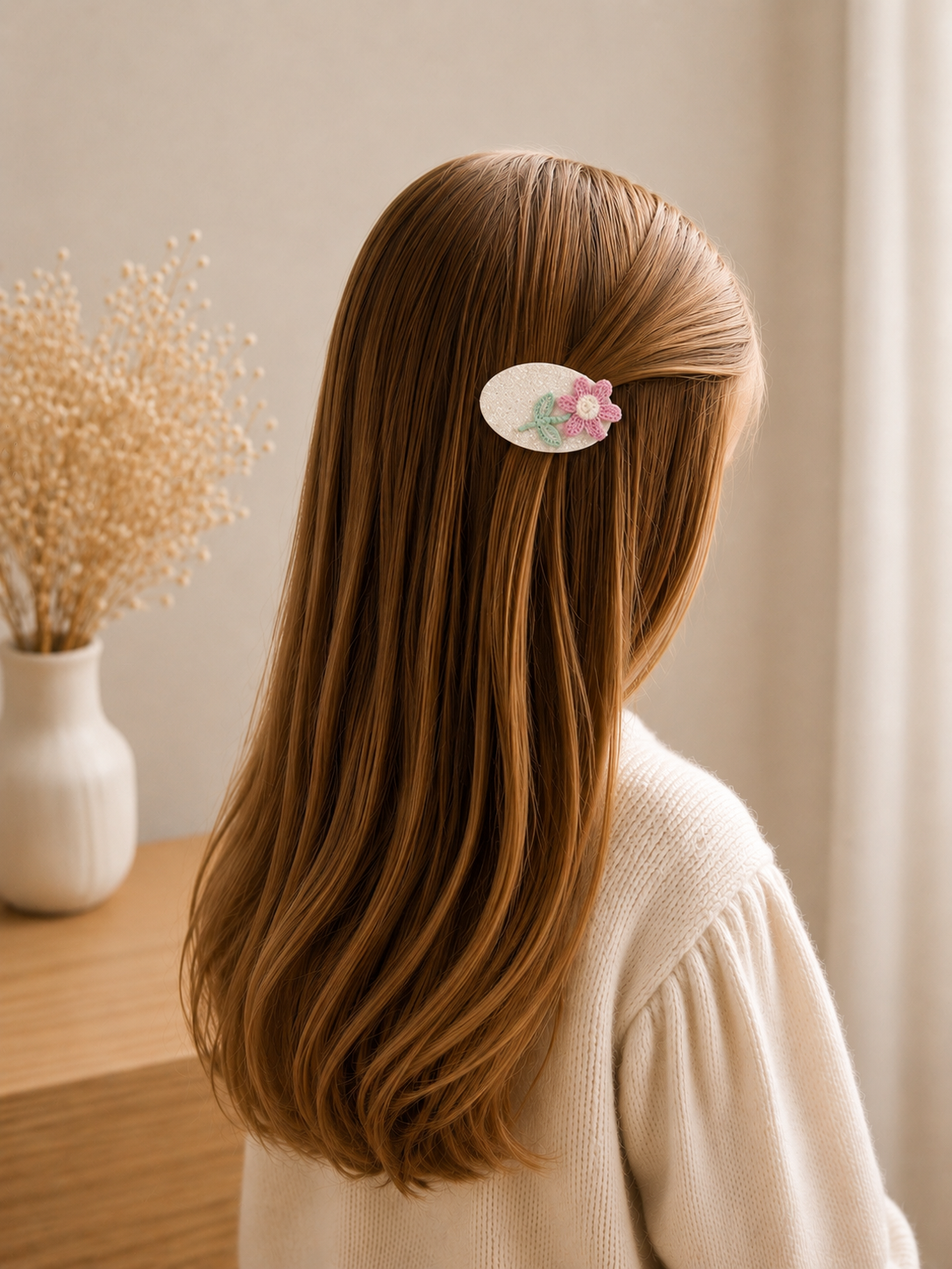 Barrette Fleur Printanière ✨