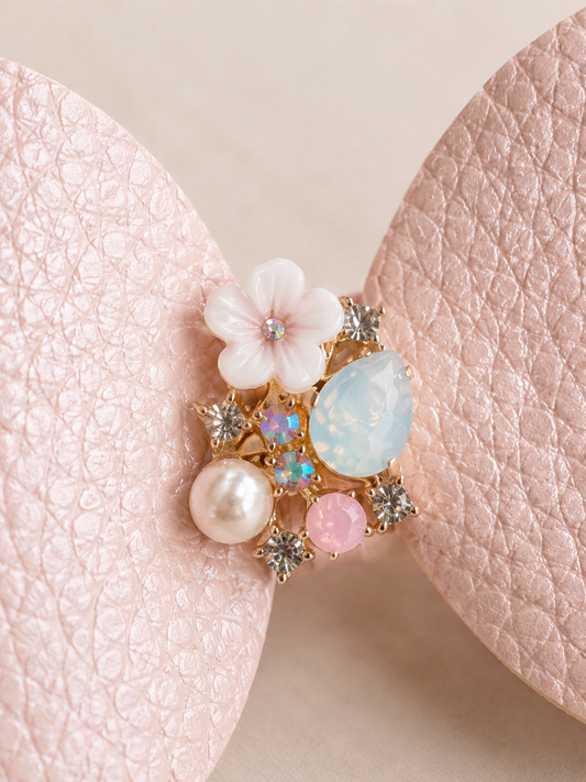Boucle Cristal Rose ✨