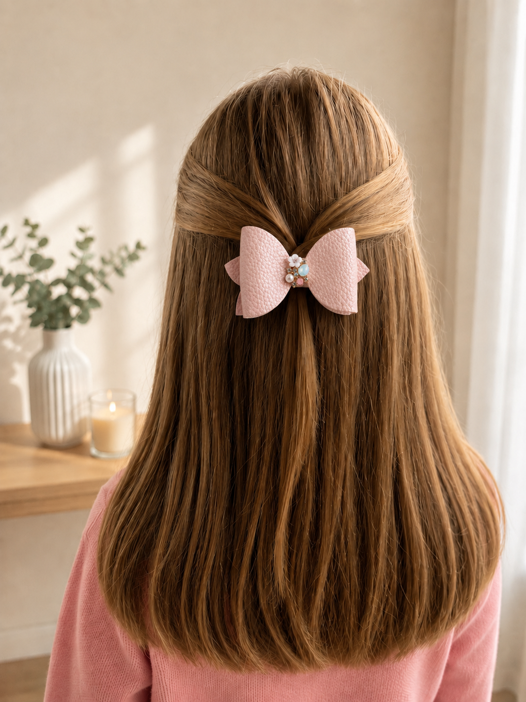 Boucle Cristal Rose ✨