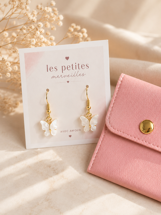 Boucles d’oreilles Papillon 🦋✨