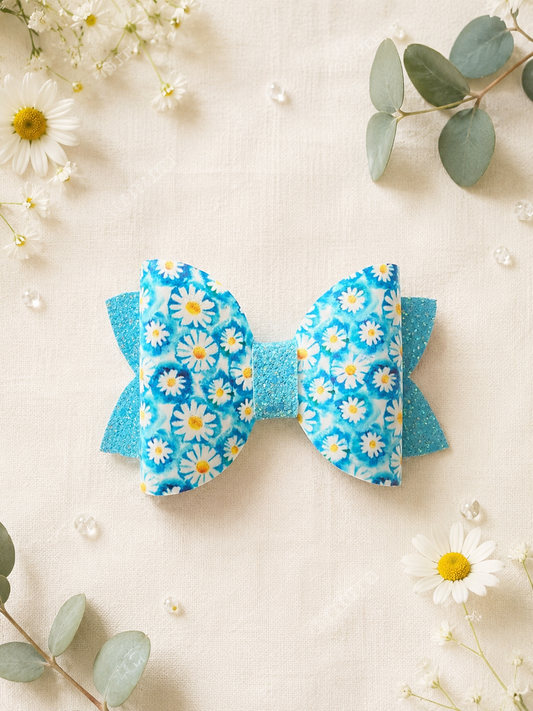 Boucle Marguerites Bleu Ciel 💙