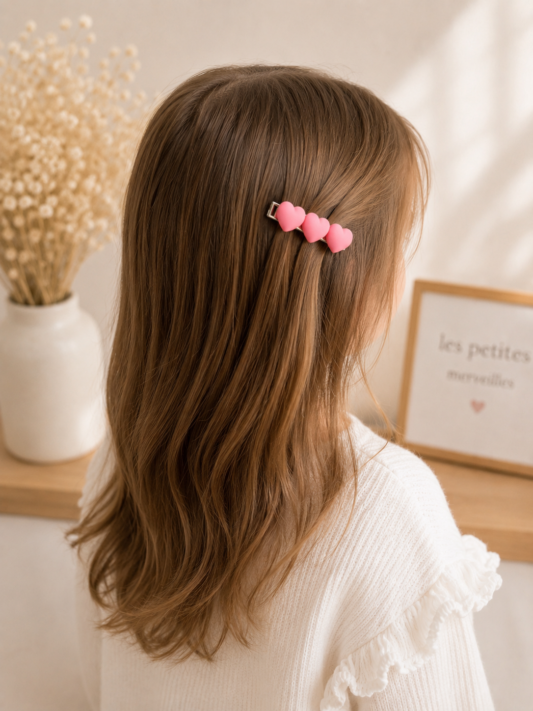 Barettes Cœurs Pastel 💕