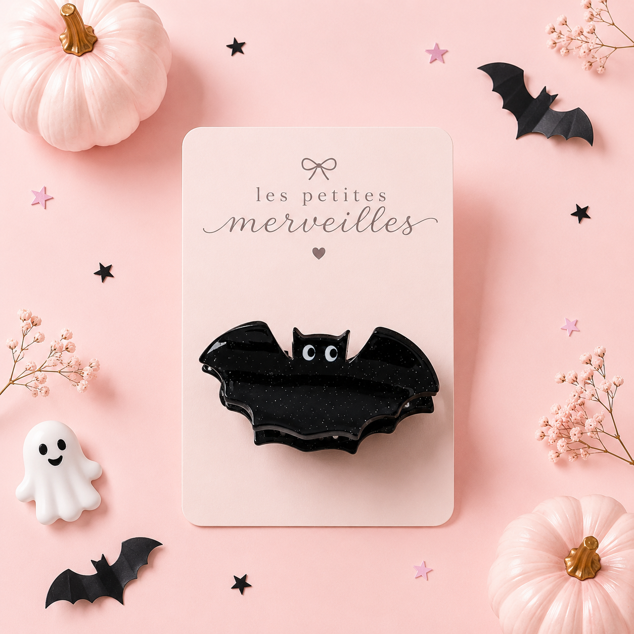Pince à cheveux Chauve-souris – Collection Halloween🦇