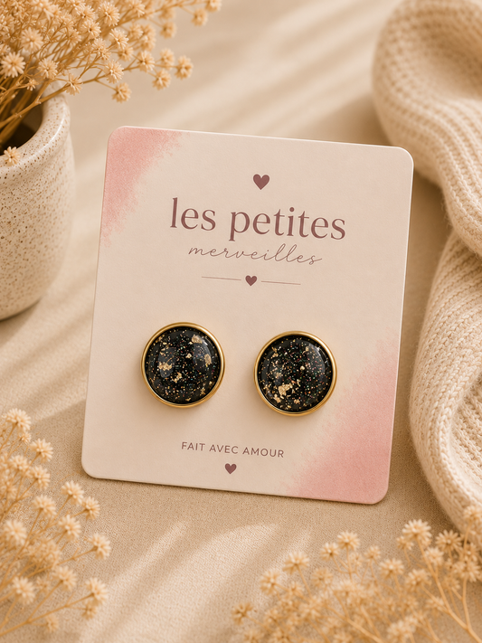 Boucles d’oreilles Nuit Étoilée ✨