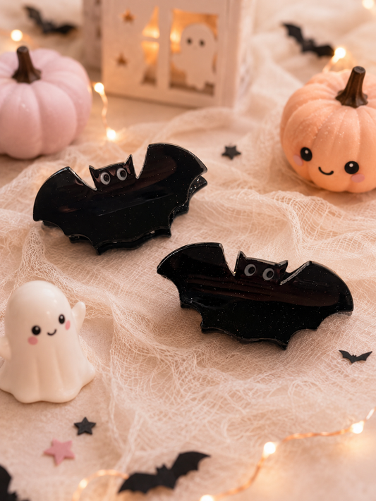 Lots de 2 Pinces à cheveux Chauve-souris – Collection Halloween🦇