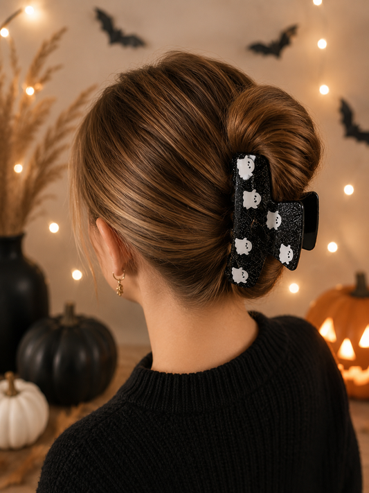 Pince à cheveux Fantômes – Collection Halloween 👻