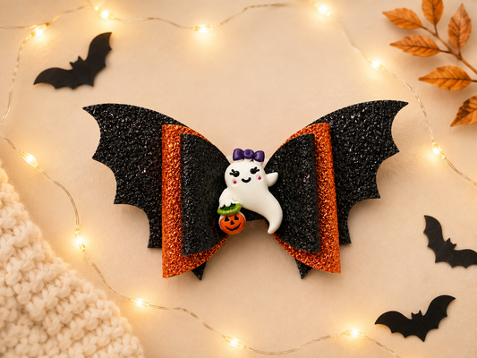 Boucle à cheveux Chauve-souris Fantôme 👻